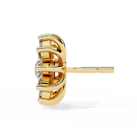 Solara Marquise Floral Cluster Lab Grown Diamond Studs - Ophiratbf