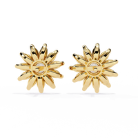 Solara Marquise Floral Cluster Lab Grown Diamond Studs - Ophiratbf