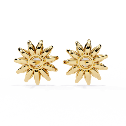 Solara Marquise Floral Cluster Lab Grown Diamond Studs