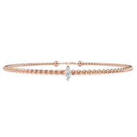 Twist Charm Lab Grown Diamond Bracelet - Ophiratbf