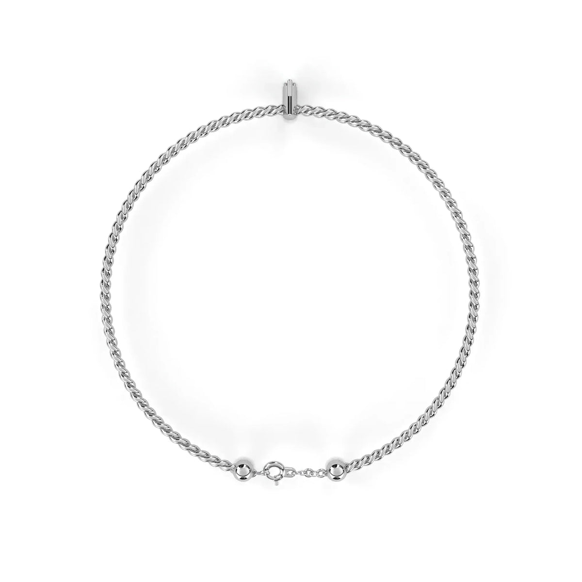 Twist Charm Lab Grown Diamond Bracelet - Ophiratbf