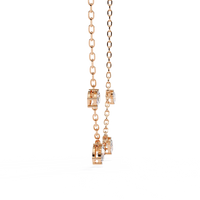 Marquise Drizzle Lab Grown Diamond Station Necklace - Ophiratbf