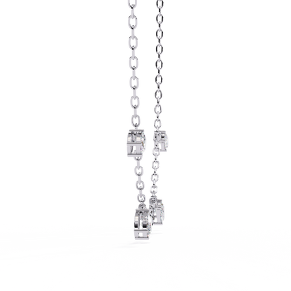 Marquise Drizzle Lab Grown Diamond Station Necklace