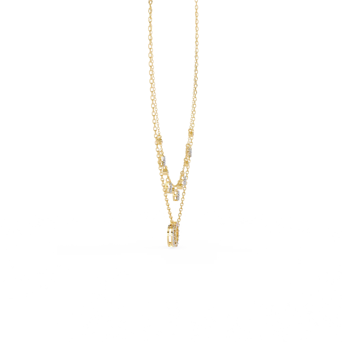 Eclipse Harmony Celestial Lab Grown Diamond Necklace - Ophiratbf