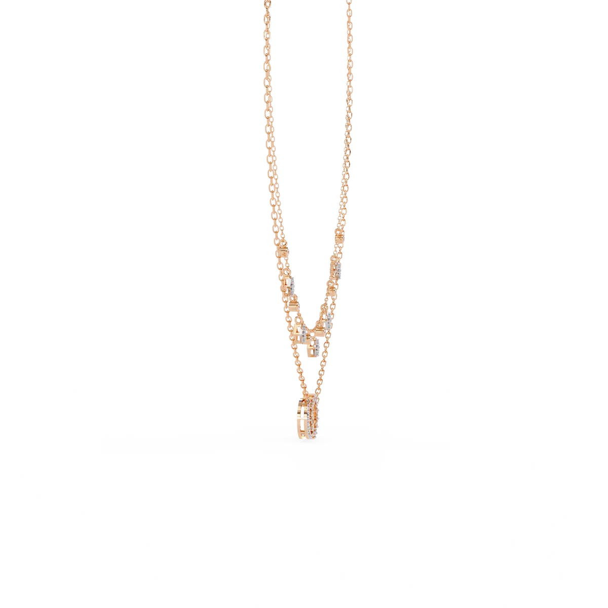 Eclipse Harmony Celestial Lab Grown Diamond Necklace - Ophiratbf