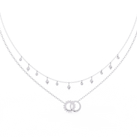 Eclipse Harmony Celestial Lab Grown Diamond Necklace - Ophiratbf