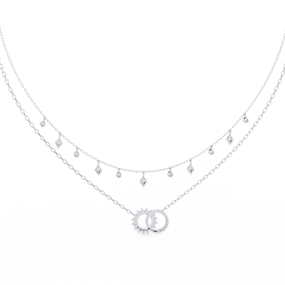 Eclipse Harmony Celestial Lab Grown Diamond Necklace