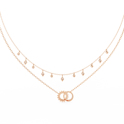 Eclipse Harmony Celestial Lab Grown Diamond Necklace