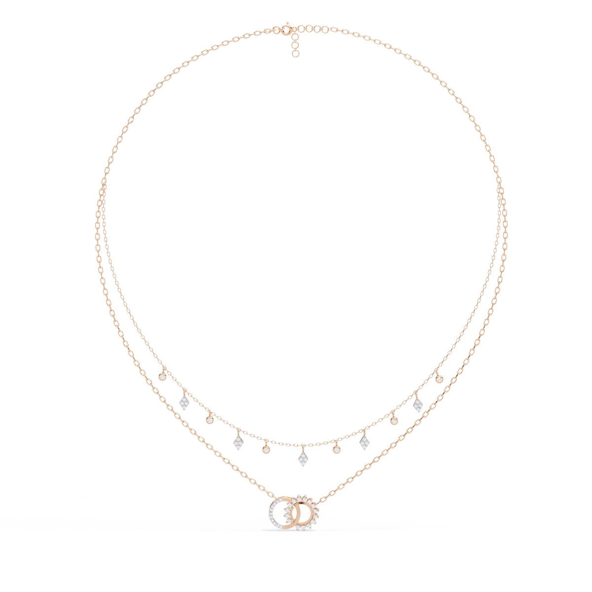 Eclipse Harmony Celestial Lab Grown Diamond Necklace - Ophiratbf