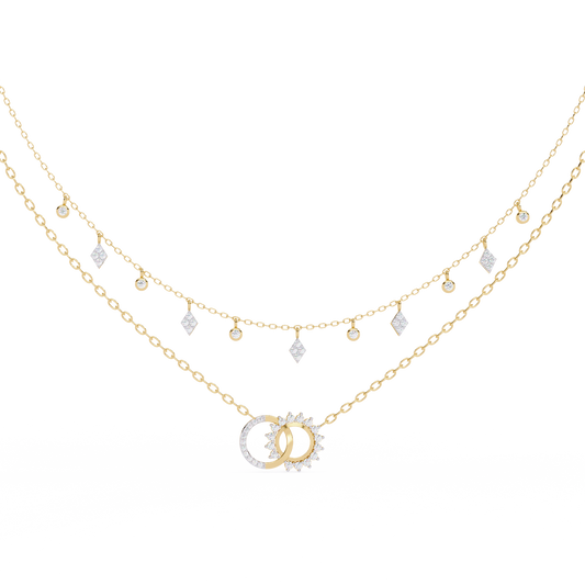 Eclipse Harmony Celestial Lab Grown Diamond Necklace