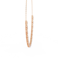 Eterna Bezel Lab Grown Diamond By The Yard Necklace - Ophiratbf