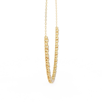 Eterna Bezel Lab Grown Diamond By The Yard Necklace - Ophiratbf