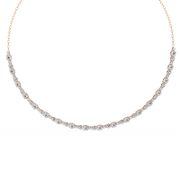 Eterna Bezel Lab Grown Diamond By The Yard Necklace - Ophiratbf