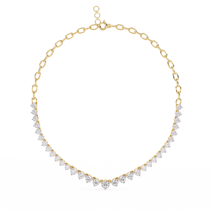Beloved Hearts Graduated Lab Grown Diamond Necklace