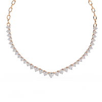 Beloved Hearts Graduated Lab Grown Diamond Necklace - Ophiratbf