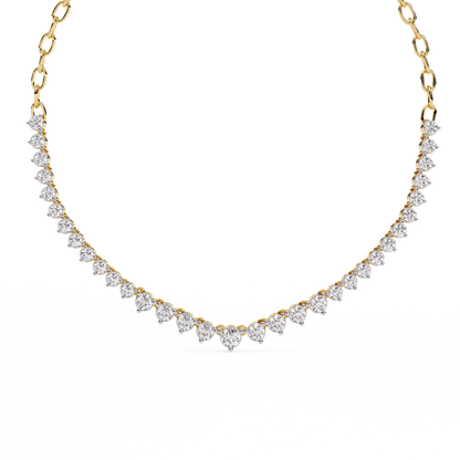 Beloved Hearts Graduated Lab Grown Diamond Necklace