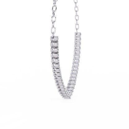 Beloved Hearts Graduated Lab Grown Diamond Necklace