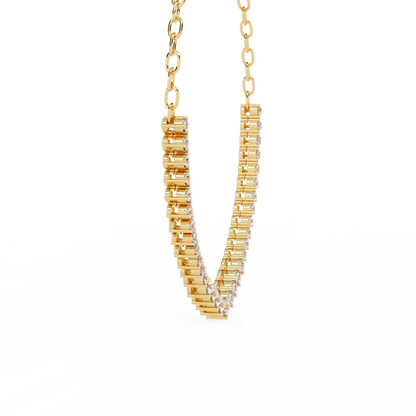 Beloved Hearts Graduated Lab Grown Diamond Necklace