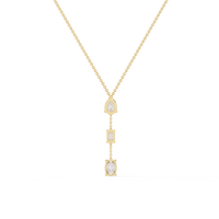 Trio Forma Drop Lab Grown Diamond Necklace - Ophiratbf
