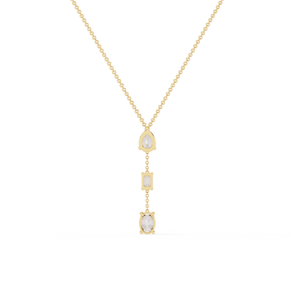 Trio Forma Drop Lab Grown Diamond Necklace