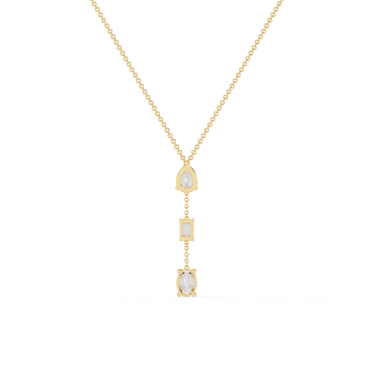 Trio Forma Drop Lab Grown Diamond Necklace