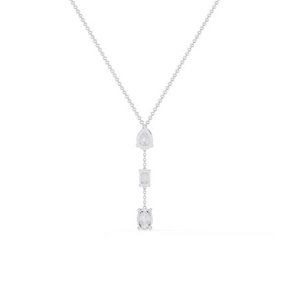Trio Forma Drop Lab Grown Diamond Necklace
