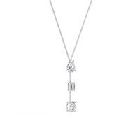 Trio Forma Drop Lab Grown Diamond Necklace - Ophiratbf