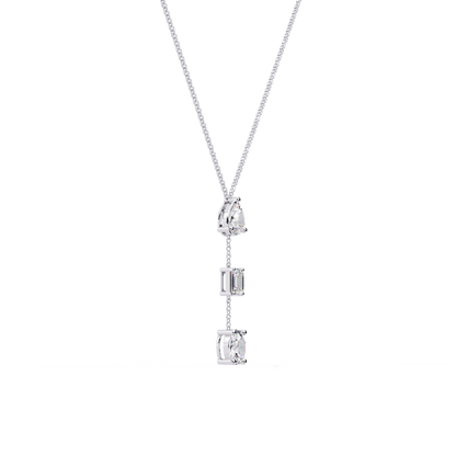 Trio Forma Drop Lab Grown Diamond Necklace