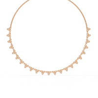 Petal Cascade Fringe Lab Grown Diamond Necklace - Ophiratbf