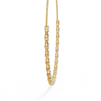 Petal Cascade Fringe Lab Grown Diamond Necklace - Ophiratbf