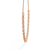 Petal Cascade Fringe Lab Grown Diamond Necklace - Ophiratbf