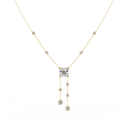 Solitaire Dazzle Drop Lab Grown Diamond Necklace