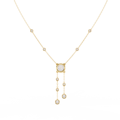 Solitaire Dazzle Drop Lab Grown Diamond Necklace