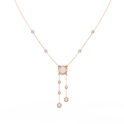 Solitaire Dazzle Drop Lab Grown Diamond Necklace