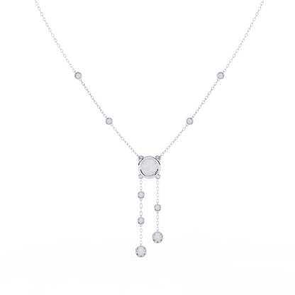 Solitaire Dazzle Drop Lab Grown Diamond Necklace