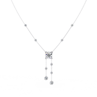 Solitaire Dazzle Drop Lab Grown Diamond Necklace - Ophiratbf