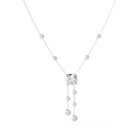 Solitaire Dazzle Drop Lab Grown Diamond Necklace - Ophiratbf