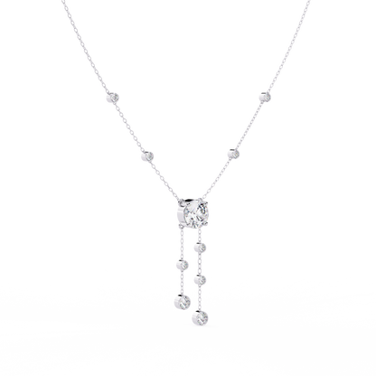 Solitaire Dazzle Drop Lab Grown Diamond Necklace