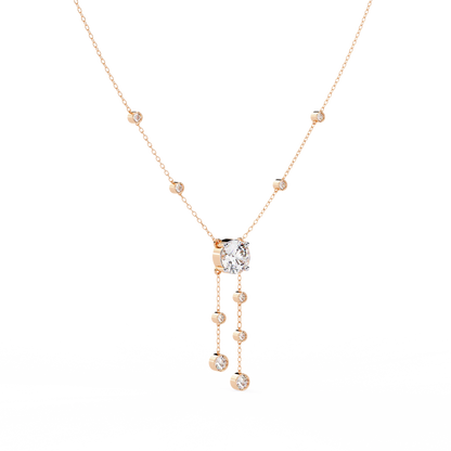 Solitaire Dazzle Drop Lab Grown Diamond Necklace