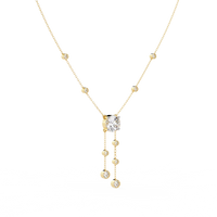 Solitaire Dazzle Drop Lab Grown Diamond Necklace - Ophiratbf