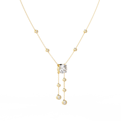 Solitaire Dazzle Drop Lab Grown Diamond Necklace