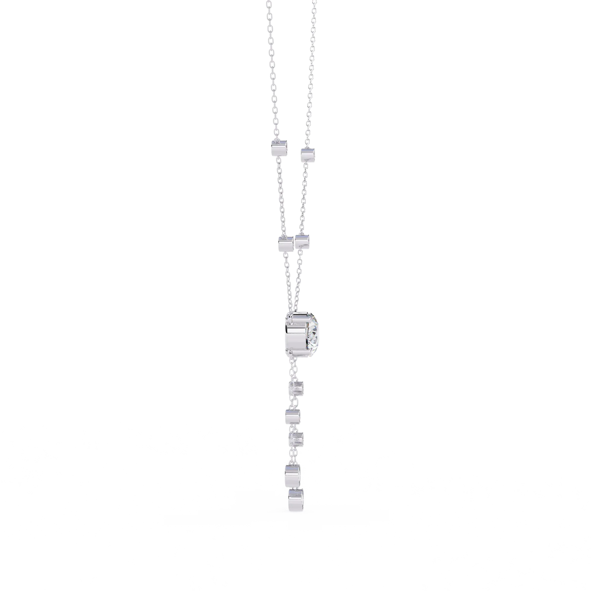 Solitaire Dazzle Drop Lab Grown Diamond Necklace - Ophiratbf