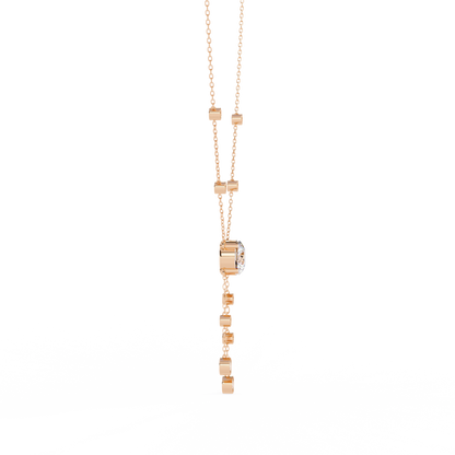 Solitaire Dazzle Drop Lab Grown Diamond Necklace