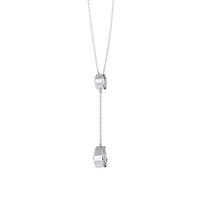 Aura Bezel Lariat Lab Grown Diamond Necklace - Ophiratbf