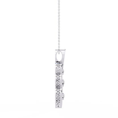 Trinity Swirl Lab Grown Diamond Pendant