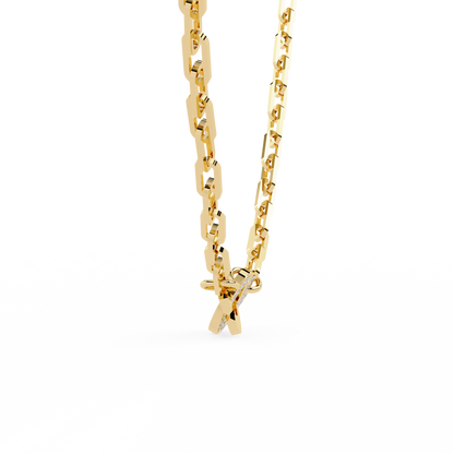 Lock & Link Chic Lab Grown Diamond Necklace