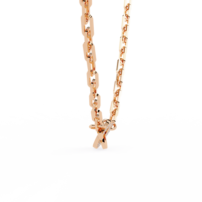 Lock & Link Chic Lab Grown Diamond Necklace