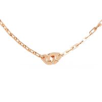 Lock & Link Chic Lab Grown Diamond Necklace - Ophiratbf