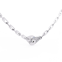 Lock & Link Chic Lab Grown Diamond Necklace - Ophiratbf