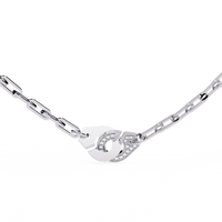 Lock & Link Chic Lab Grown Diamond Necklace - Ophiratbf